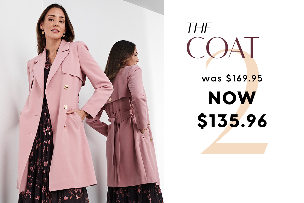 The Coat. was $169.95 NOW $135.96