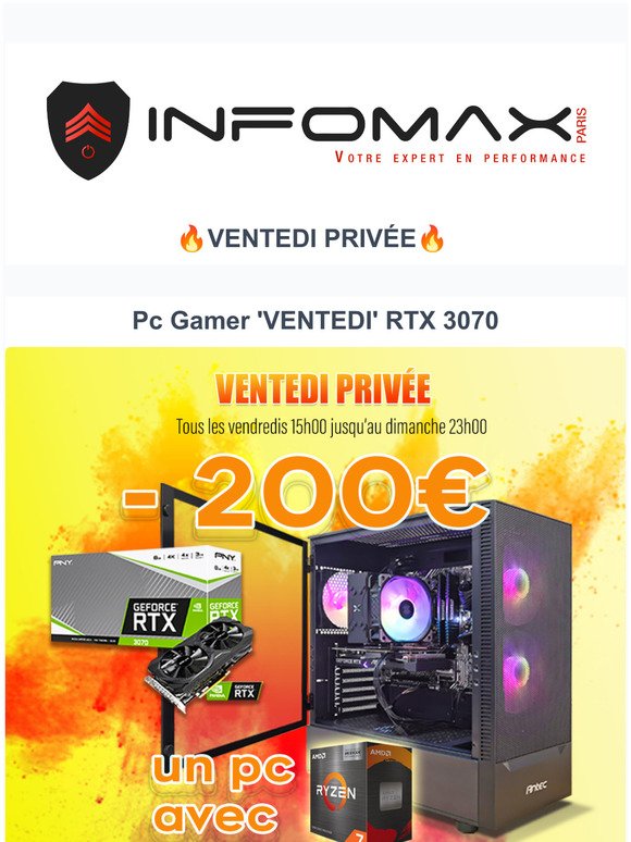 infomaxparis: VENTEDI PRIVE : PC Gamer haute gamme un tarif rduit