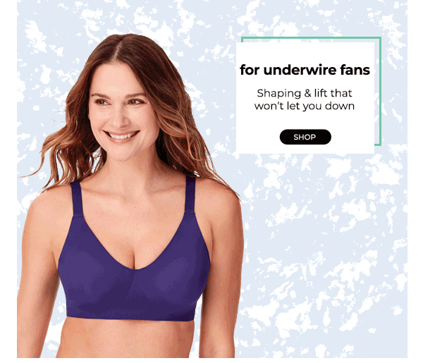 One Hanes Place: Wirefree & Underwire Bras, Both 40% Off