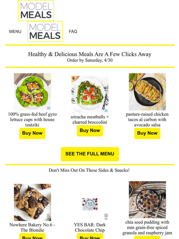 NEW Month NEW Menu 