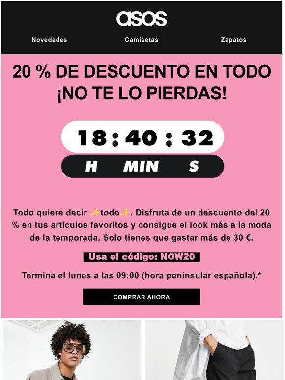 Asos - ecommerce CPS: Hasta el -80%! (Antes era el -70% ) | Milled