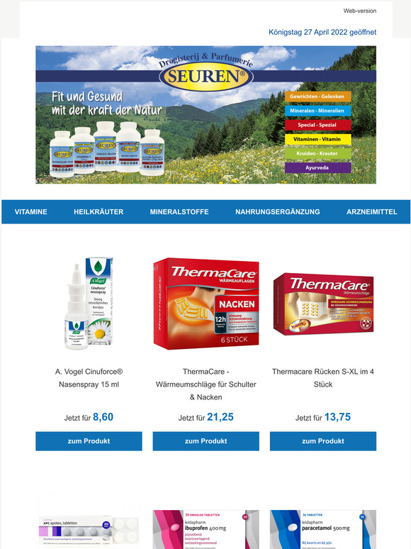 Knigliche Angebote bei Seuren Health