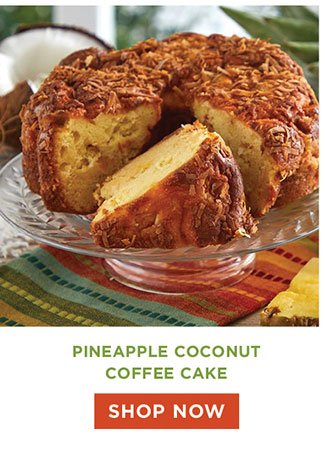 Pineapple Coconut Coffee Cake