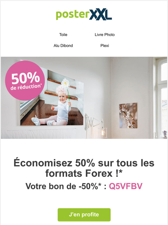 conomisez 50% sur tous les formats Forex !