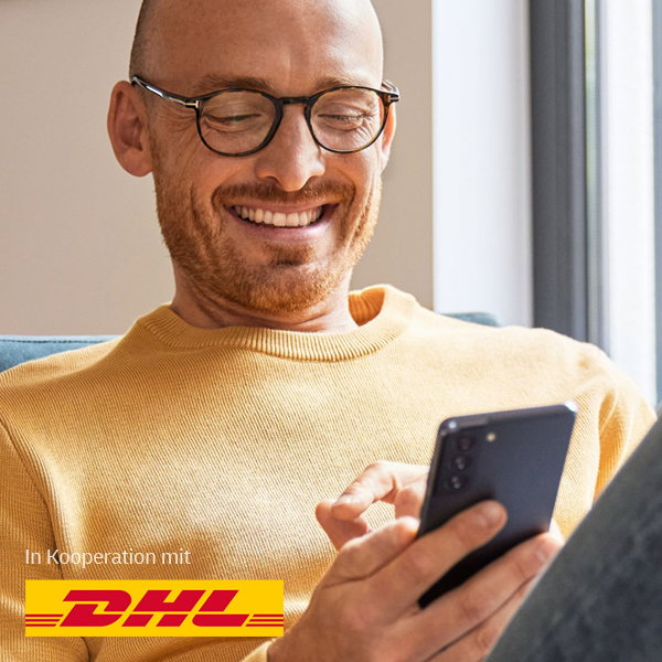 Sofort erfahren, wo Ihr Paket hinterlegt wurde.
Mit der DHL Zustellbenachrichtigung benötigen Sie keine gelbe Benachrichtigungskarte mehr.