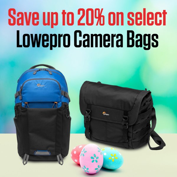 Save up to 20% on select Lowepro Camera Bags
