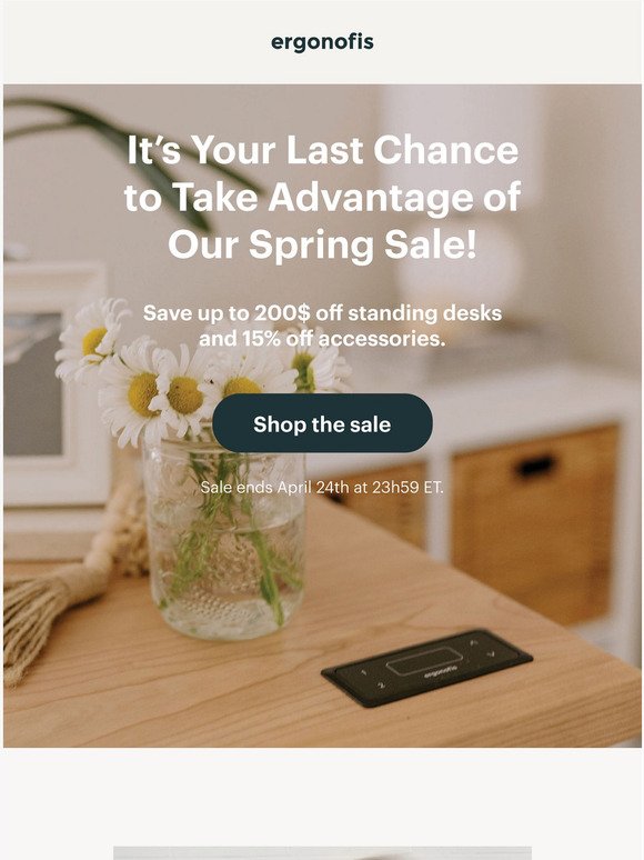 Last Chance to Shop the Spring Sale!