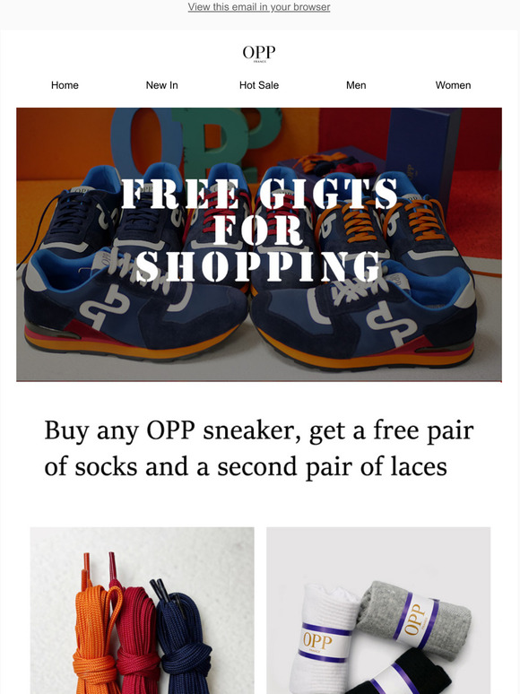 Get Free Socks & Laces