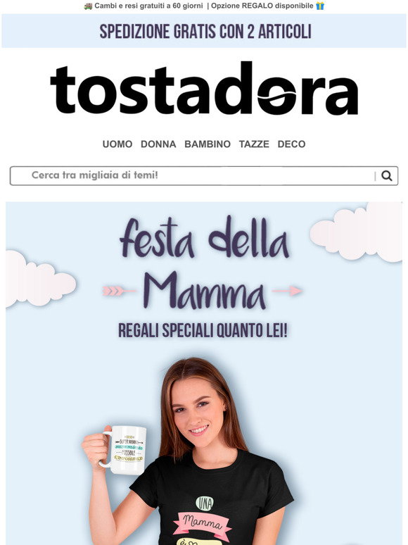 Tostadora - T-shirts IT: [-10%] Festa della Mamma: regali speciali quanto  lei! | Milled