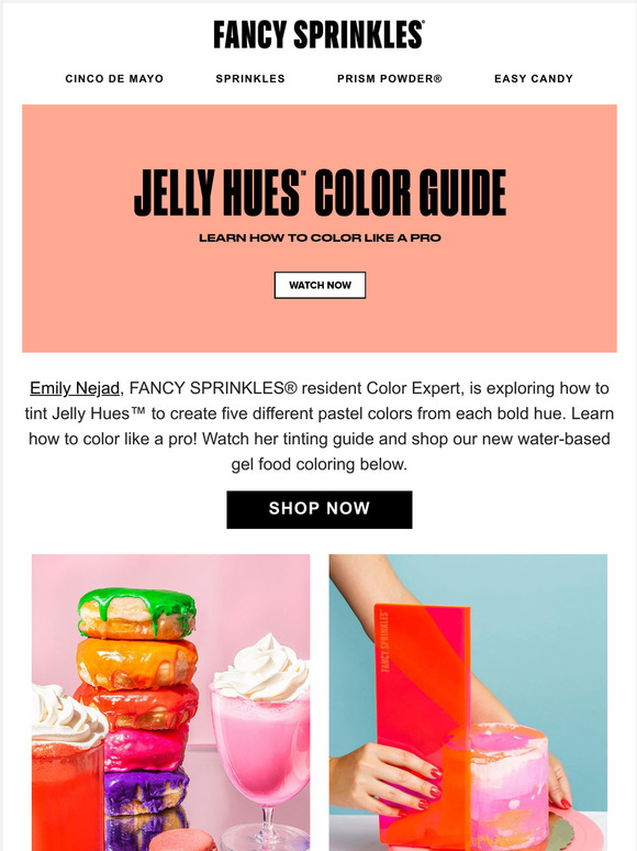 Fancy Sprinkles: Jelly Hues Comprehensive Color Guide  Milled