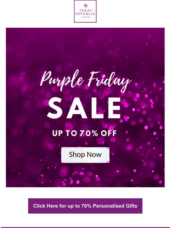 Last Chance - Purple Friday Sale Ends Today!