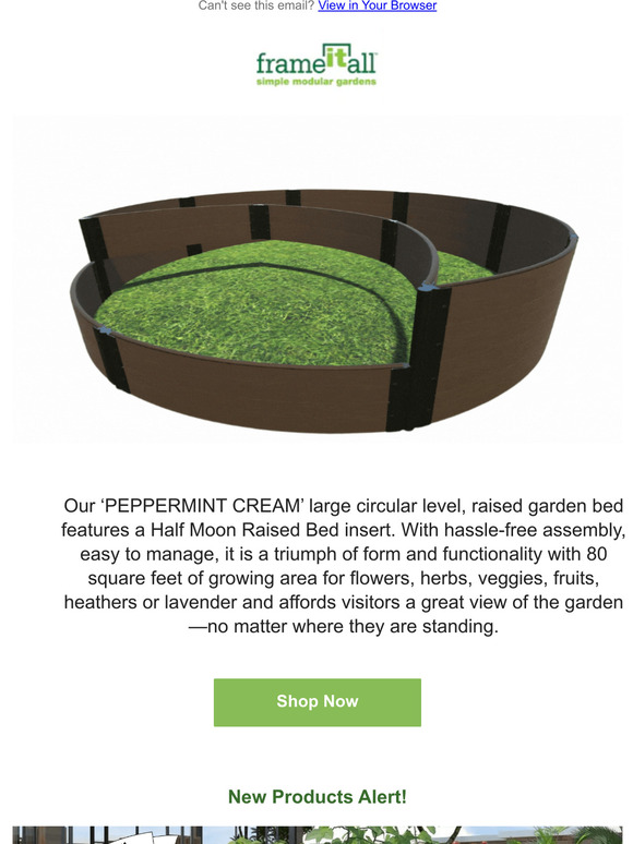 Beautifully designed garden bed for you