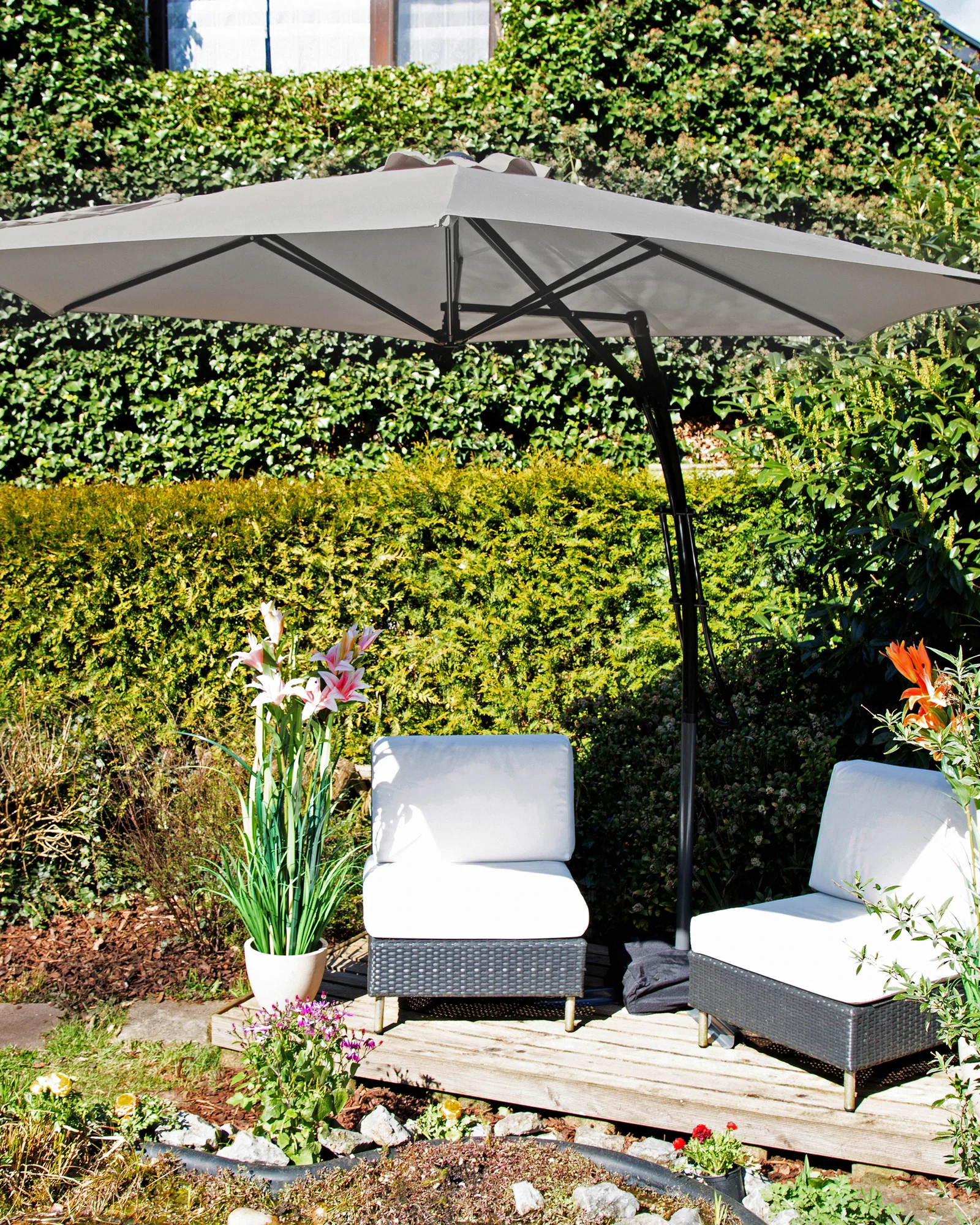 Ampel-Sonnenschirm 2,7 m Ø