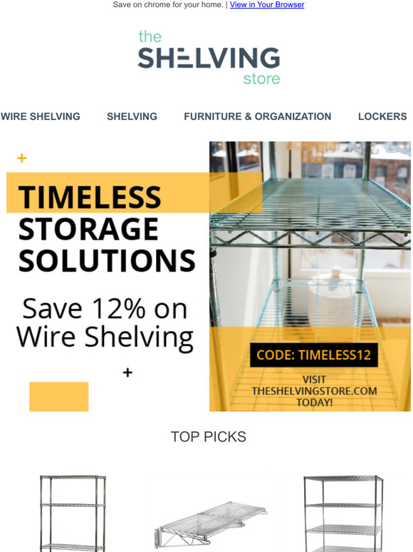 The Shelving Store Shelving that stands the test of time... Milled