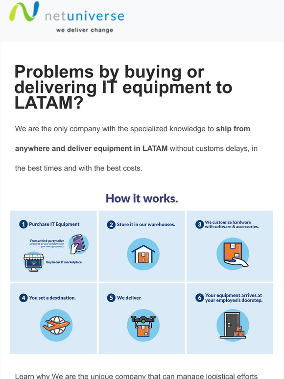 The specialists delivering IT equipment to LATAM