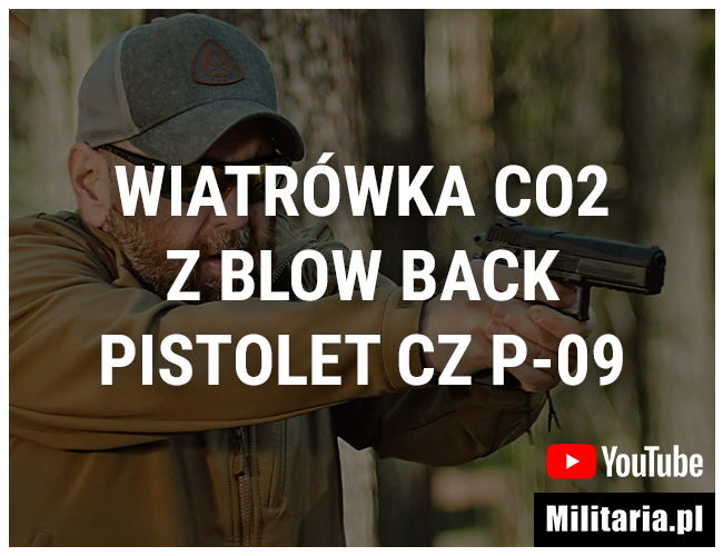 Wiatrówka CO2 z Blow Back - Pistolet CZ P-09 | Sklep Militaria.pl