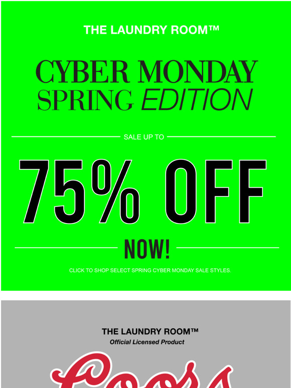  SPRING  CYBER MONDAY  SALE! 