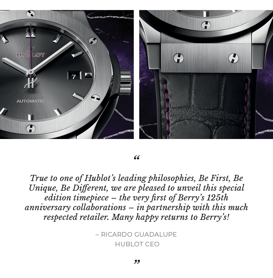 Hublot Watches at Berry's - Authorised Hublot Watch Retailer