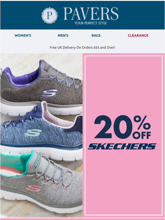 pavers skechers toe posts