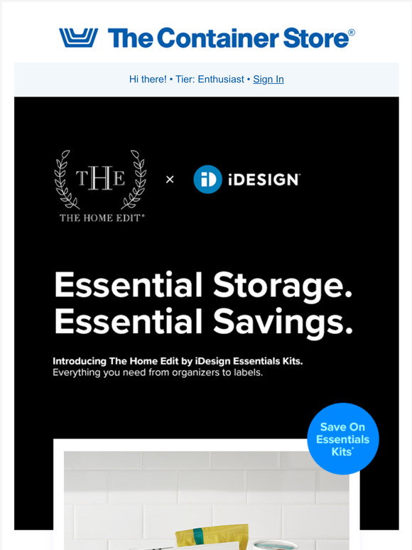 The Container Store: New Ways To Save: The Home Edit Essentials Kits ...