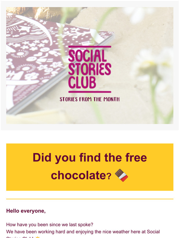 Did you find the free chocolate 