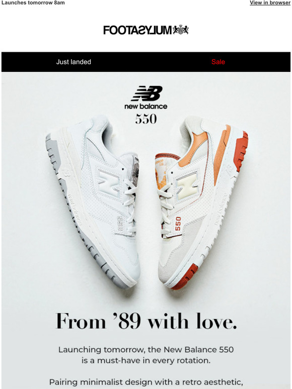 Footasylum COMING SOON New Balance 550 Milled