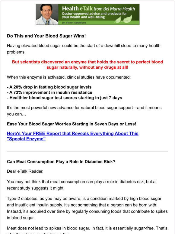 Do This and Your Blood Sugar WINS!