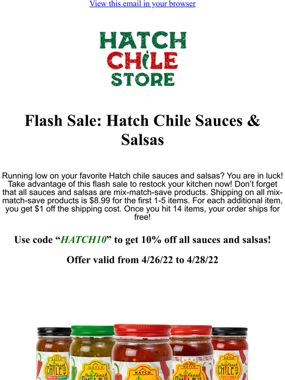 The Hatch Chile Company: FLASH SALE | Milled