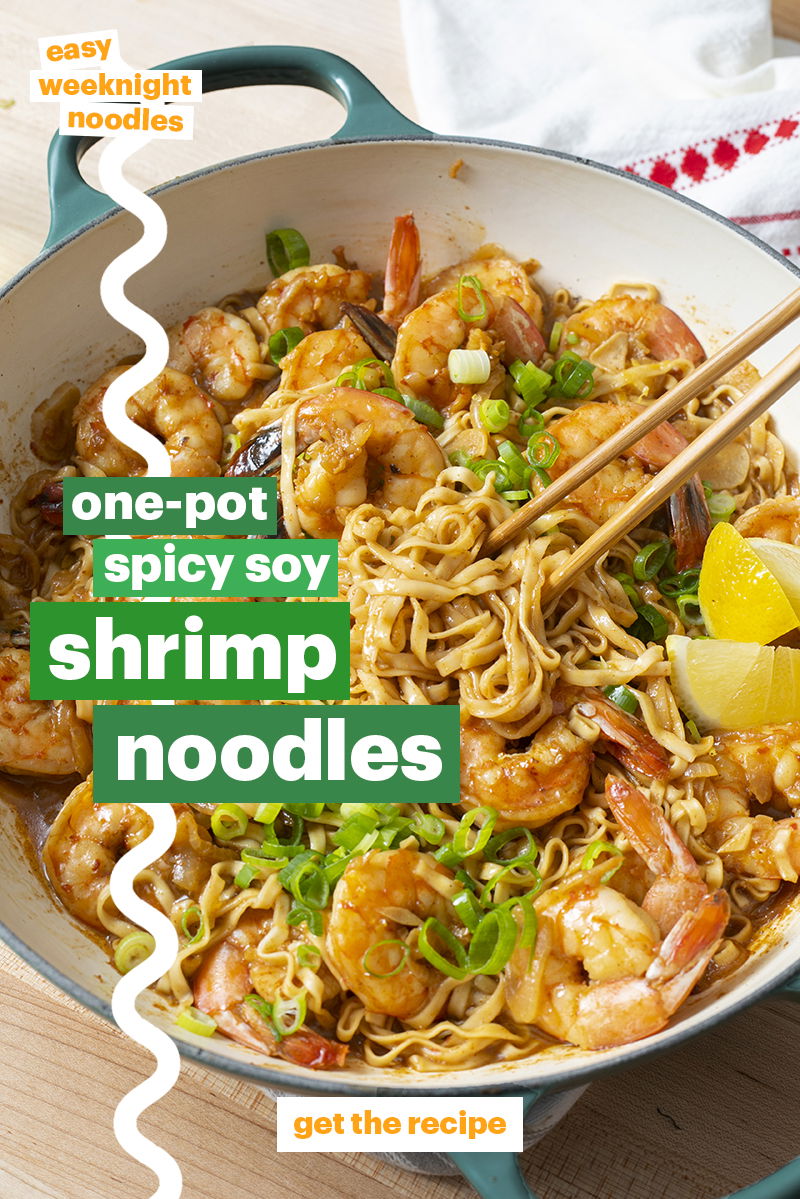 Momofuku: One Pot. 15 Minutes. Easy Weeknight Shrimp Noodles