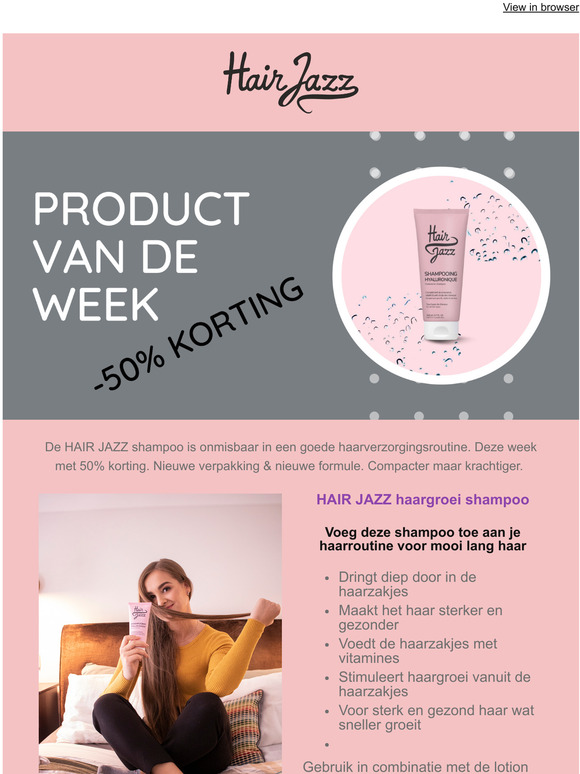 HAIR JAZZ Hair Growth Products Ons geheim, vernieuwde formule Deze