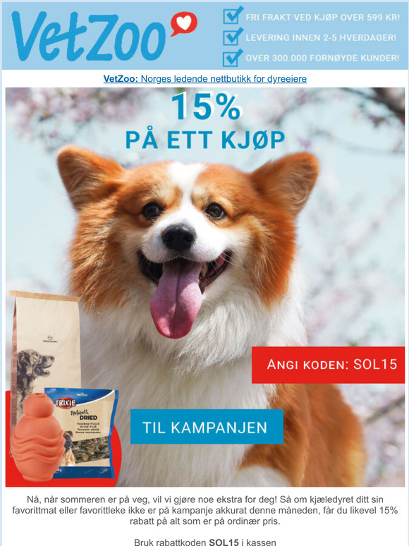 Kampanjer + 15% rabatt p ordinr pris 
