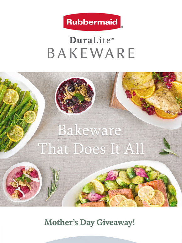 Rubbermaid DuraLite Bakeware Set Instagram Sweepstakes
