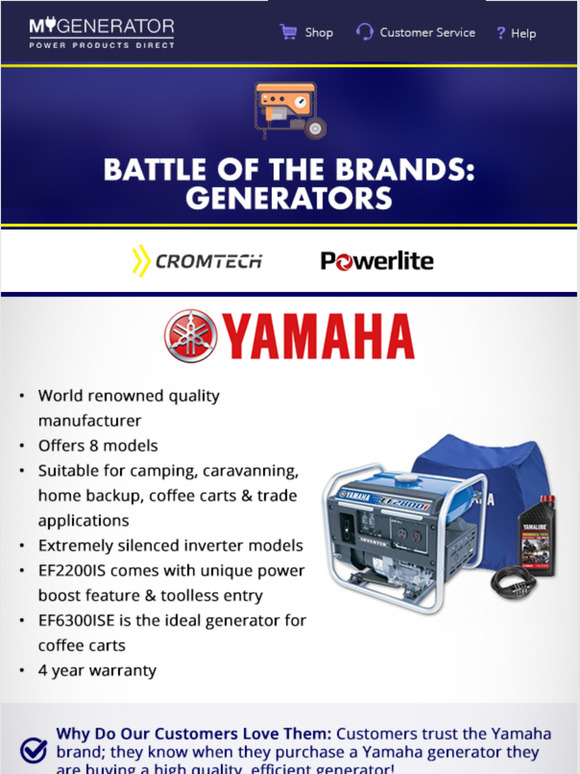 My Generator Battle Of The Brands Generators Milled