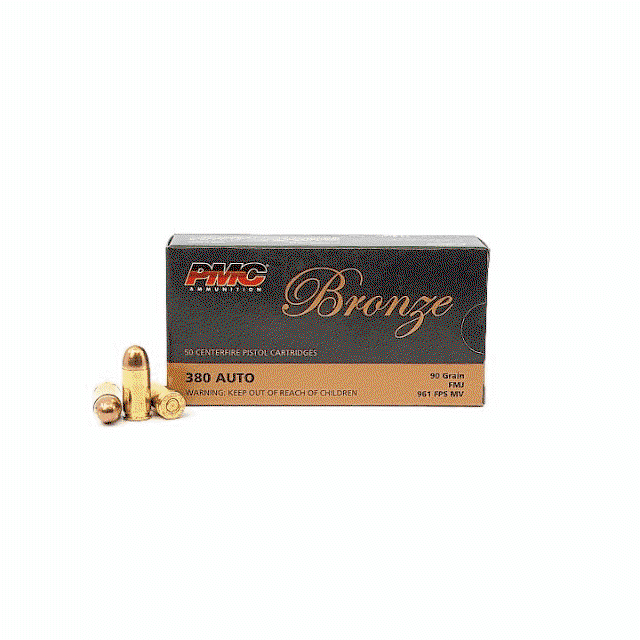 PMC - Bronze - 380 Auto - 90 Grain - FMJ