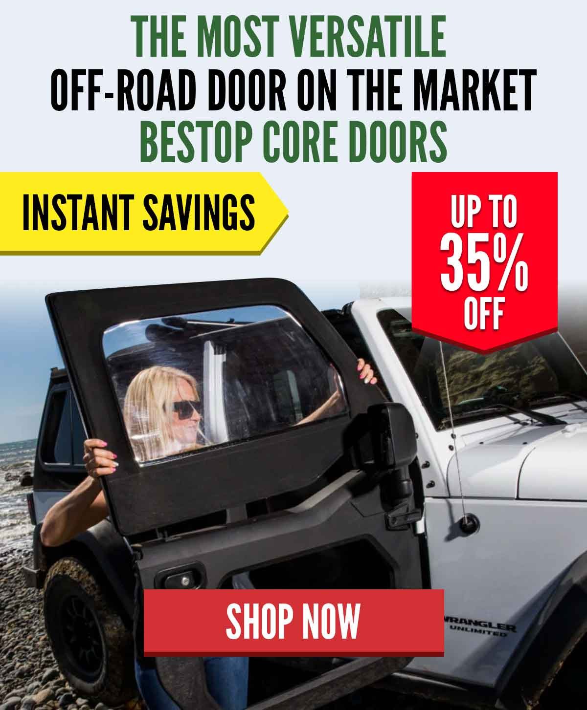 The Most Versatile Off Road Door On The Market At The Best Prices Bestop Core Doors