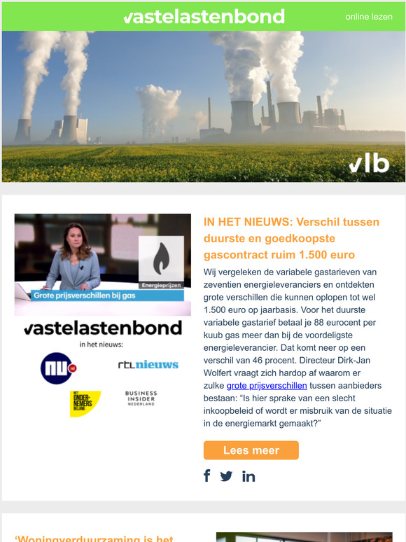 Gigantisch verschil gastarieven kost consument 1.500 euro | NIEUWS april 2022
