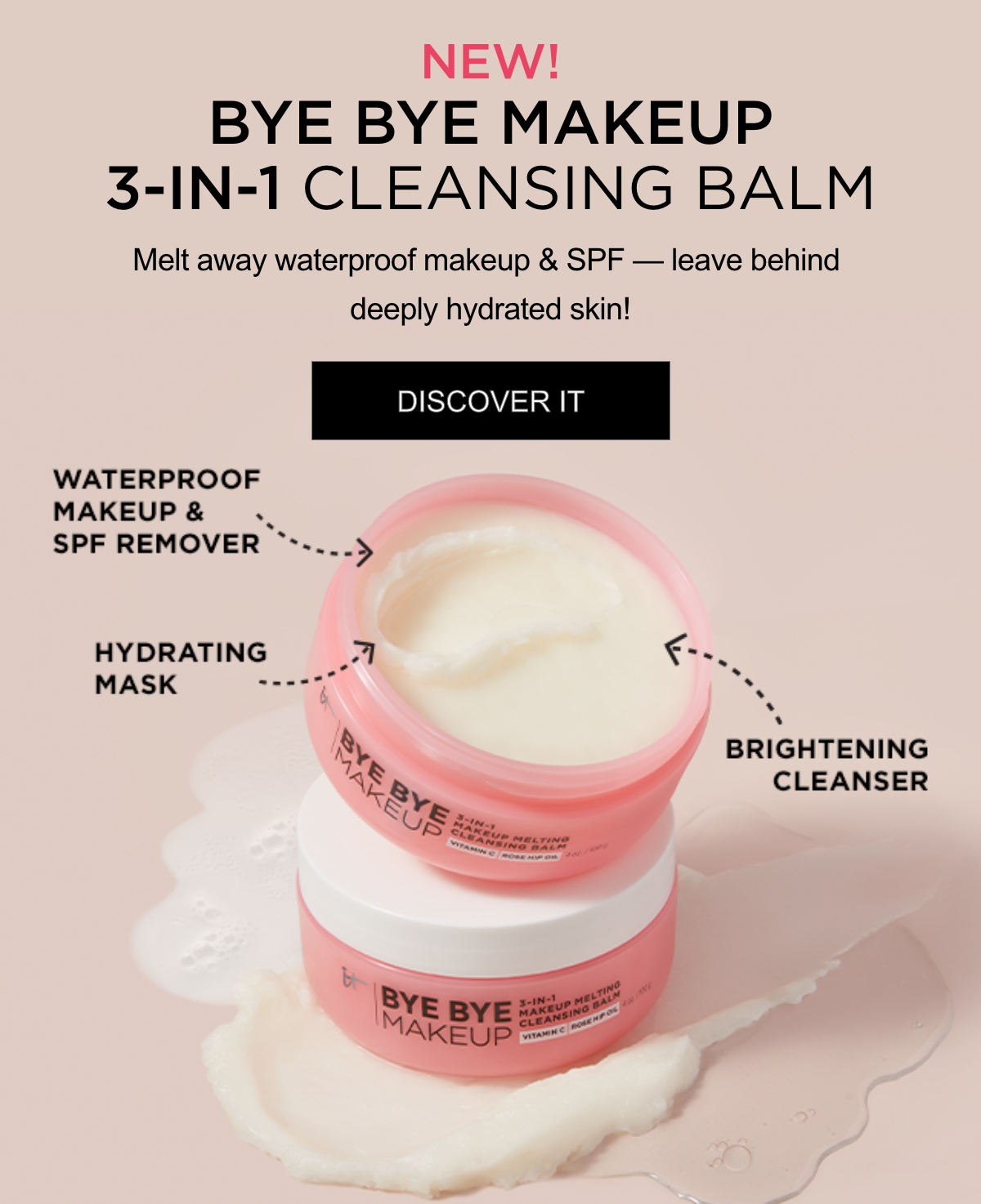 IT Cosmetics: Have You Tried the NEW Bye Bye Makeup 3-In-1 Cleansing ...