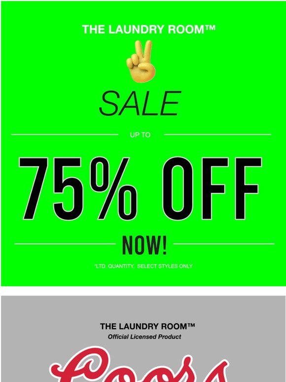  LAST CHANCE up to 75% OFF! 