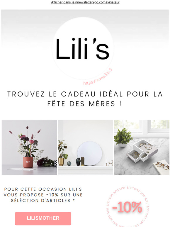 Joyeuse fte des mres  !  Profitez de -10% 