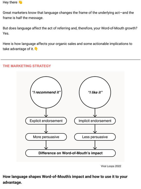 how to use language to increase Word-of-Mouth