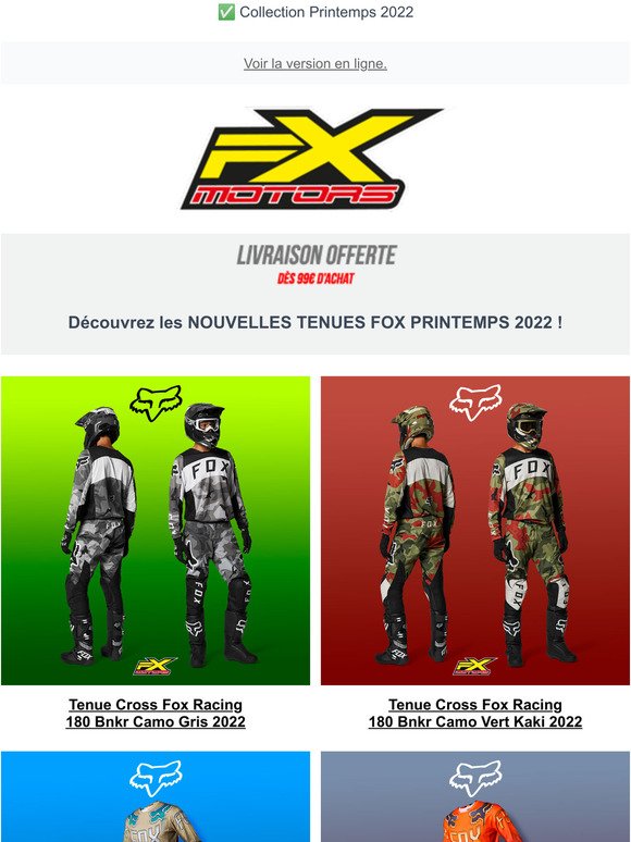 Caisse à Outils Complète Motocross Perso CAMO - FX MOTORS