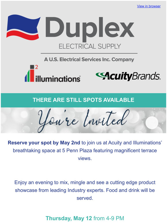 Register Today - Mix and Mingle on 5/12