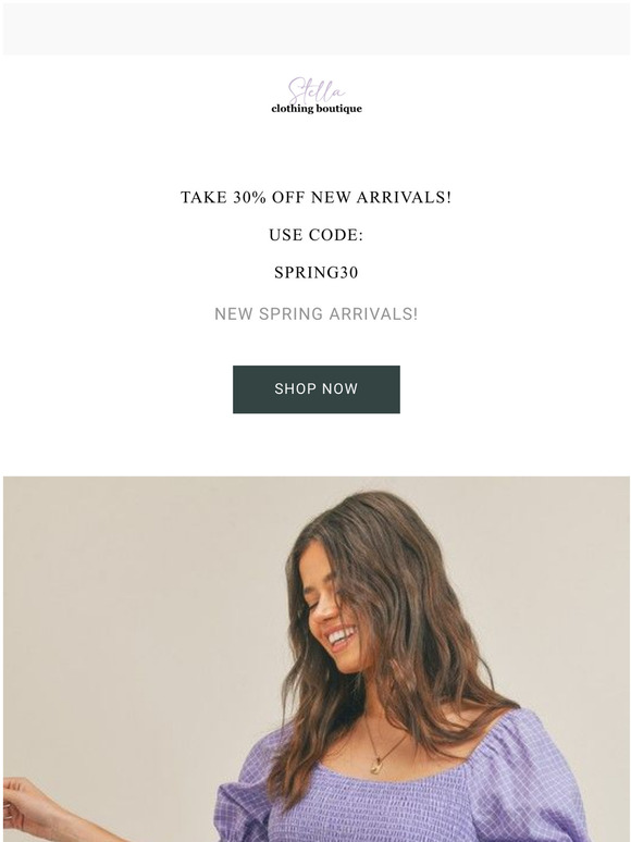NEW SPRING ARRIVALS AND THEY ARE FLYING!