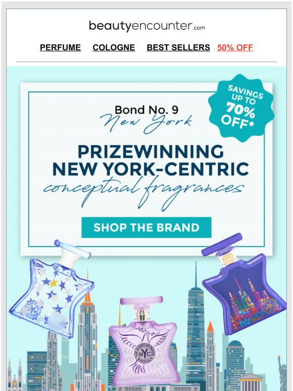 Prize-Winning Bond No. 9 Fragrances! Up to 70% Off*