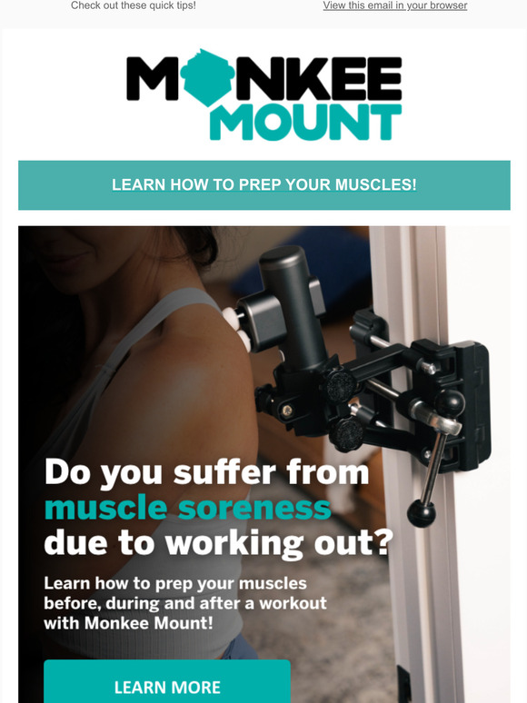 Prep Your Muscles with Monkee Mount