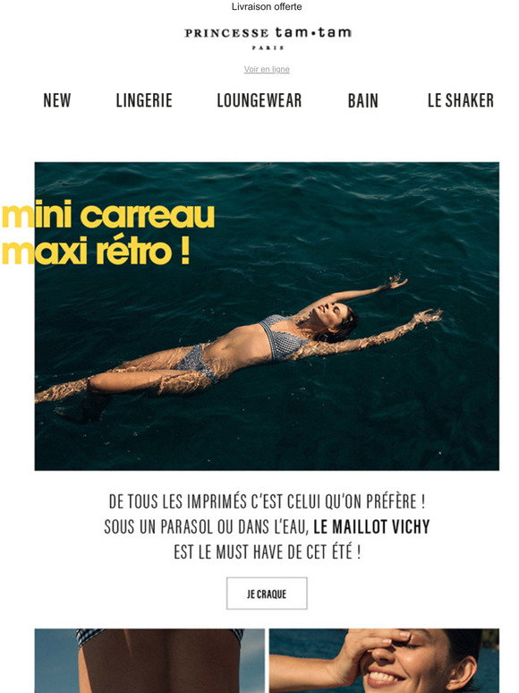 Princesse Tam Tam Maillot
