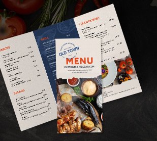Printed menus make it easy to place orders for takeout, delivery or event catering.