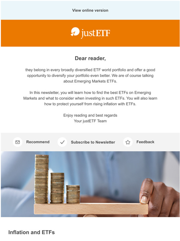 How to protect against inflation | The best Emerging Markets ETFs