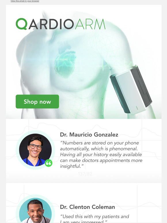 Qardio Learn what doctors think of QardioArm Milled