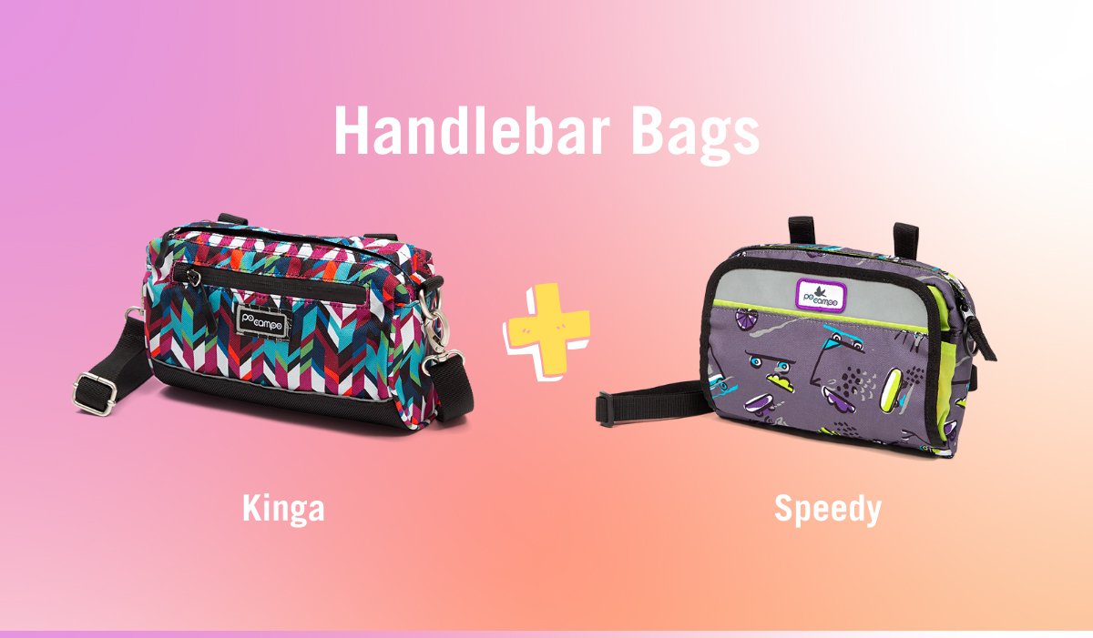 Handlebar bags. Kinga + Speedy